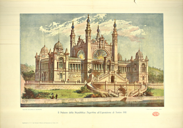 Palace (The) of the Republic of Argentina at the Exposition of Turin 1911