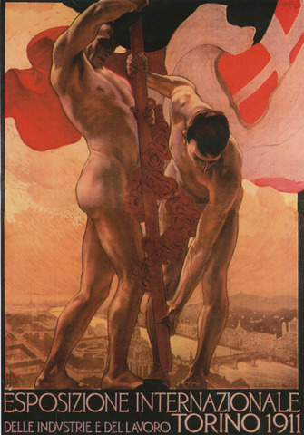 Esposizione internazionale delle industrie e del lavoro Torino 1911 (off. G. Ricordi & C. Milano) (front)